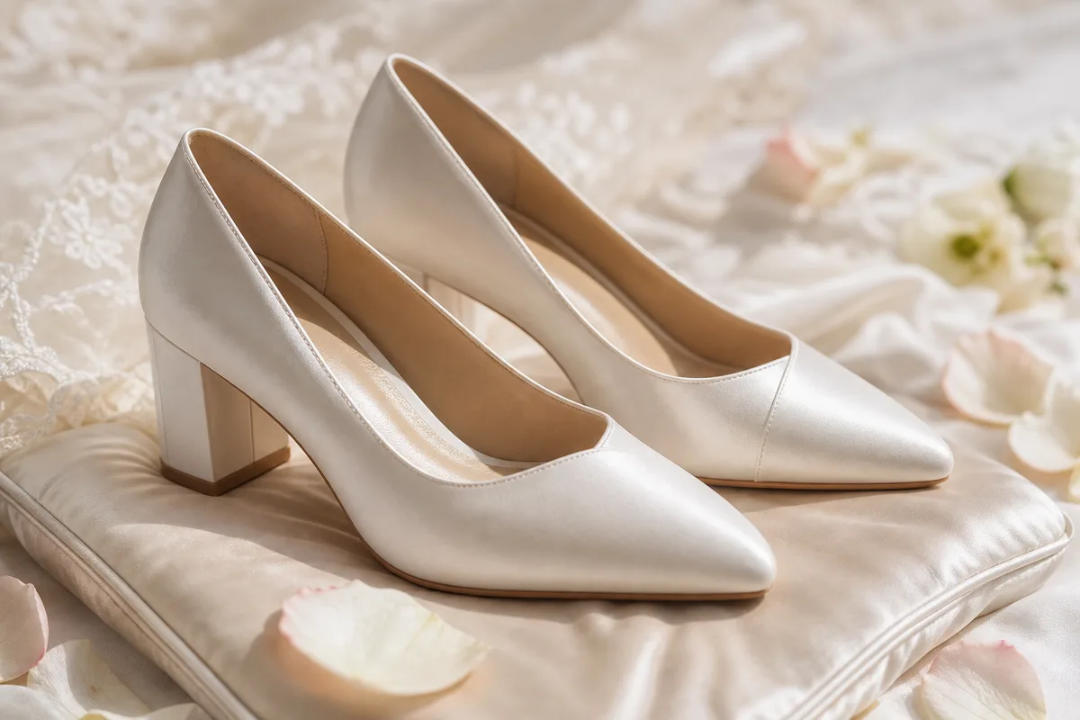 Chaussures de mariée sur mesure : couleur, délai et confort