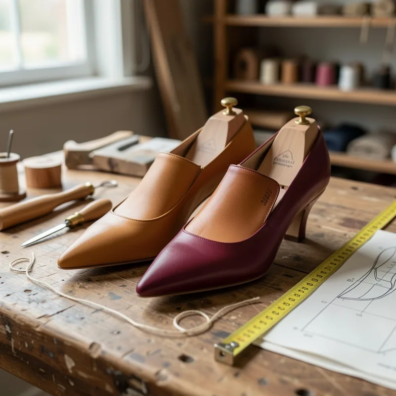 Chaussures sur mesure femme : déroulé, confort et cuir