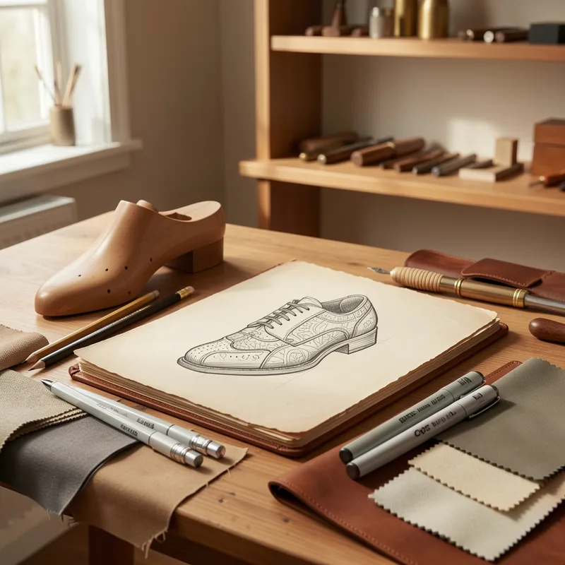 Création d'une chaussure : du croquis à la paire finie